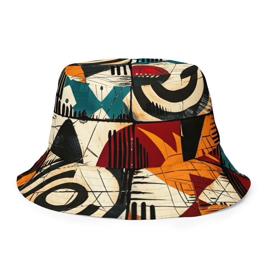 Heritage Patterns: African Tribal Seamless Design Reversible Bucket Hat" product image (4)