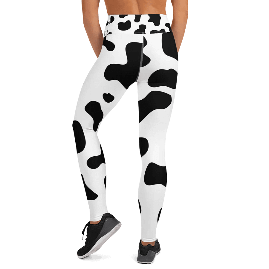 Chic Cow Print Leggings – Trendy & Comfortable for Every Occasion product image (5)