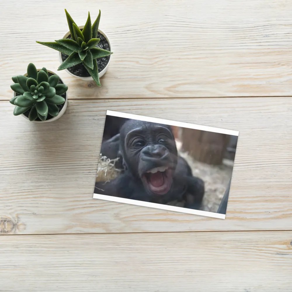 Curious Gorilla Greeting Card product image (7)