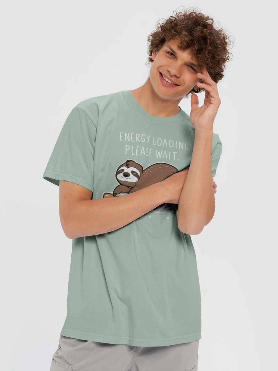 Energy Loading Sloth Graphic T-Shirt product image (4)