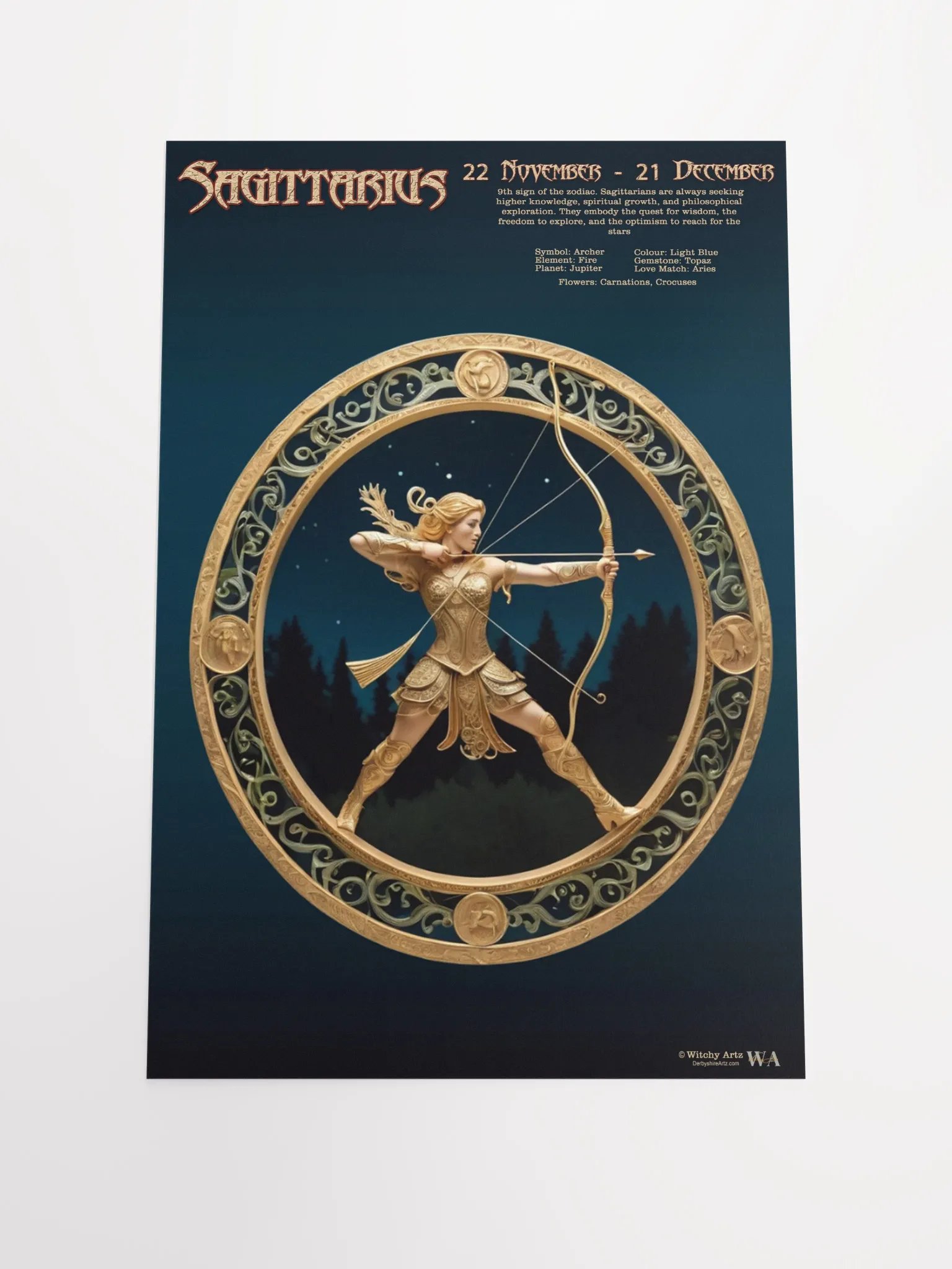 Western Zodiac Poster - SAGITTARIUS product image (3)