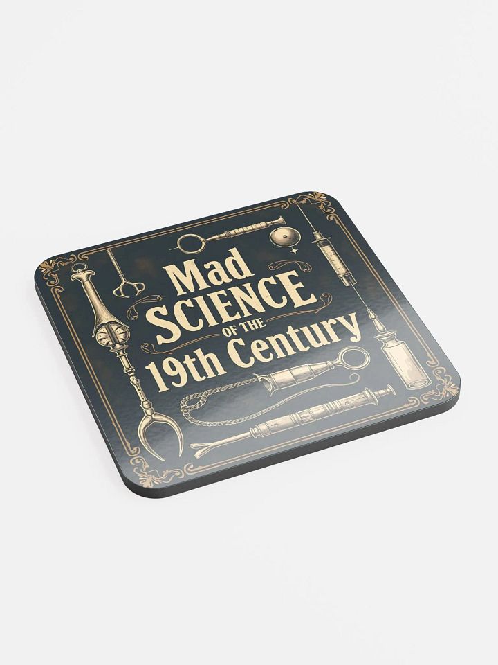 Mad Science of the 19th Century Cork Coaster Set product image (2)