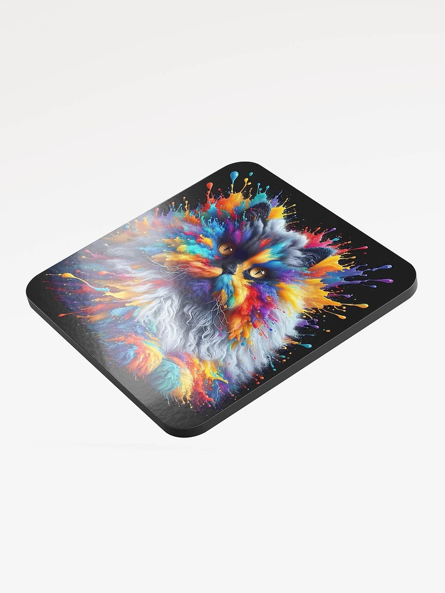 Glossed Cork Coaster: Selkirk Rex product image (3)