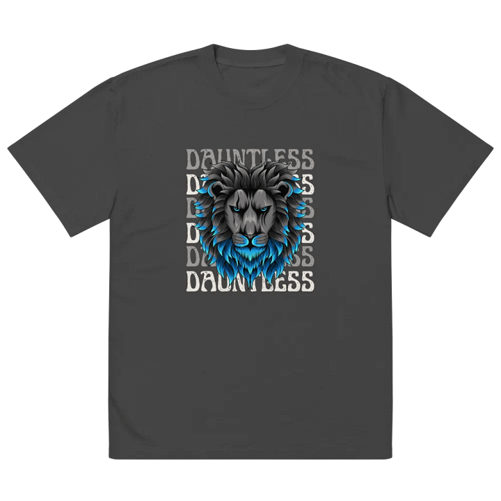 Intense Lion Graphic Oversized Tee product image (2)