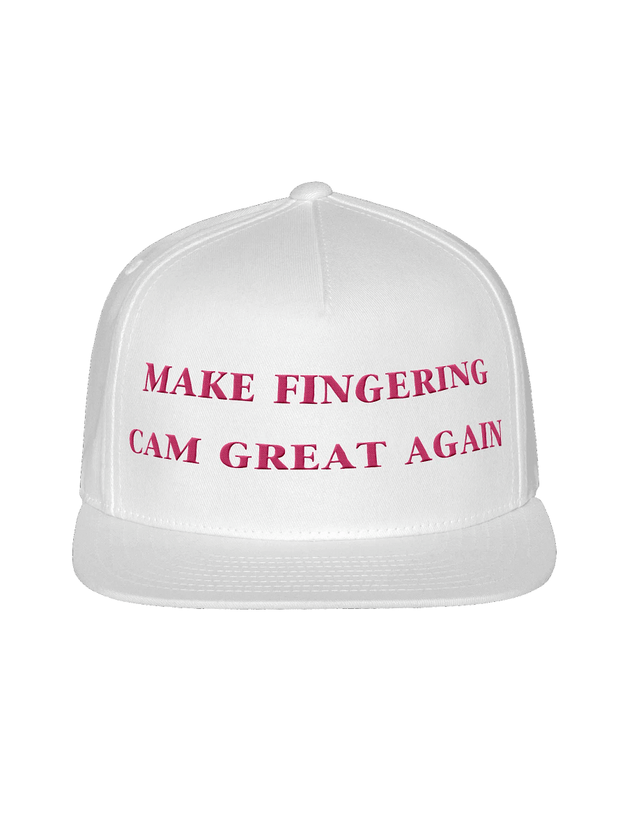 Make fingering cam great again snapback hat product image (13)