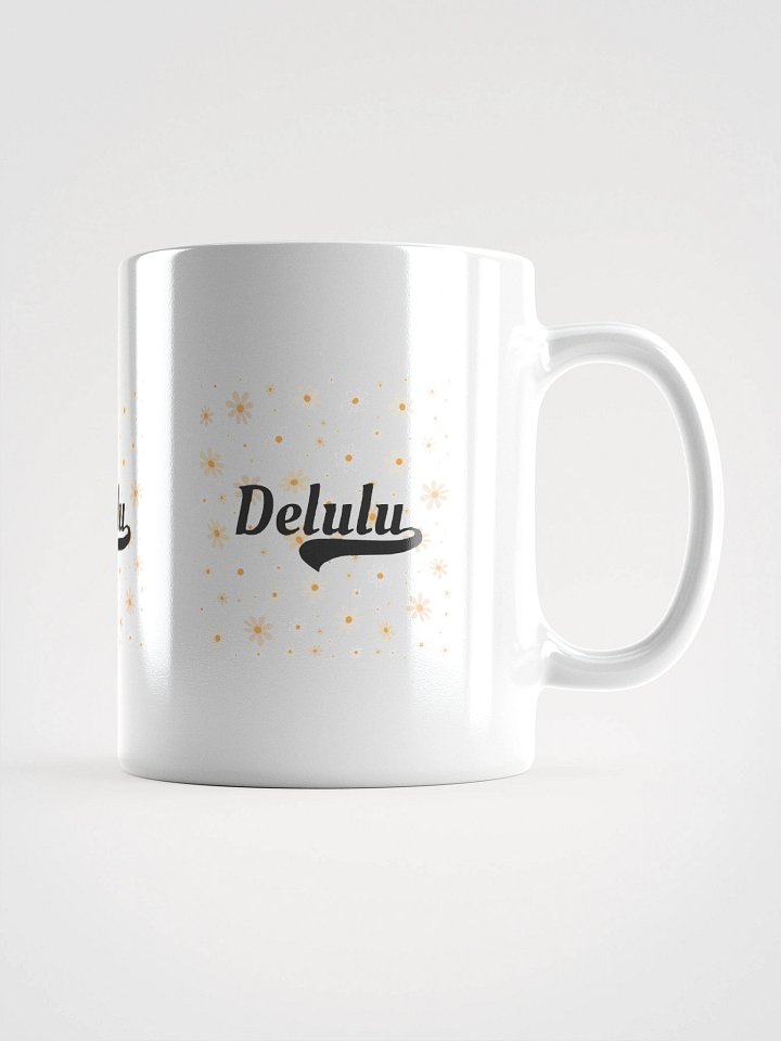 Delulu White Glossy Mug product image (3)