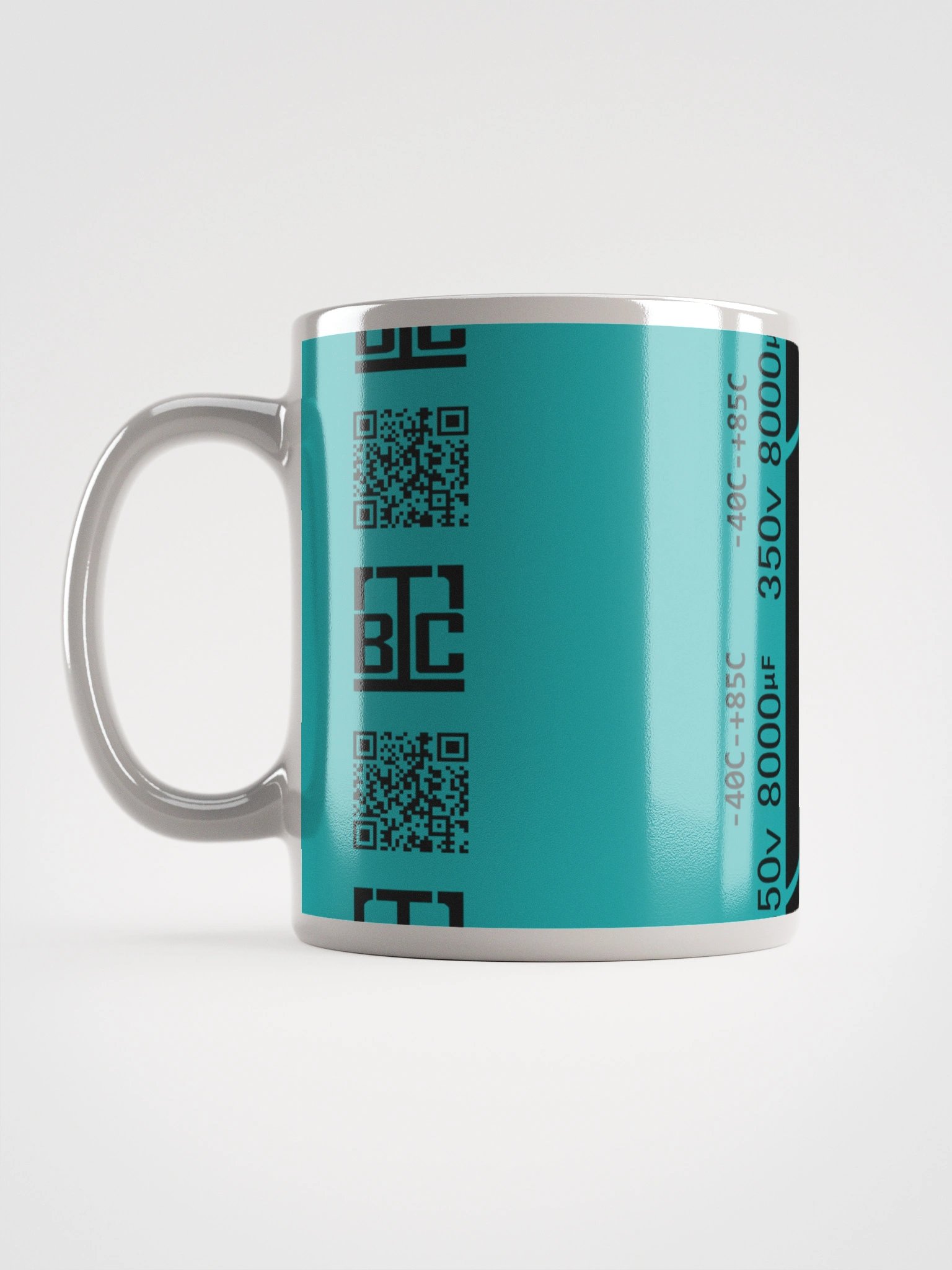 Capacitor Glossy Mug - GREEN product image (2)