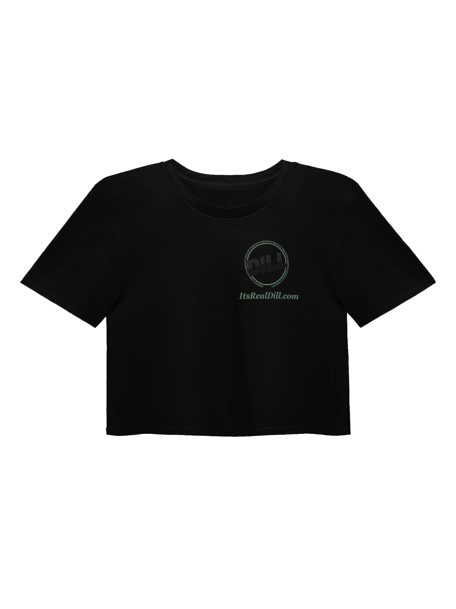 Dill's Logo W/ Smile On The Back Crop Tee product image (2)