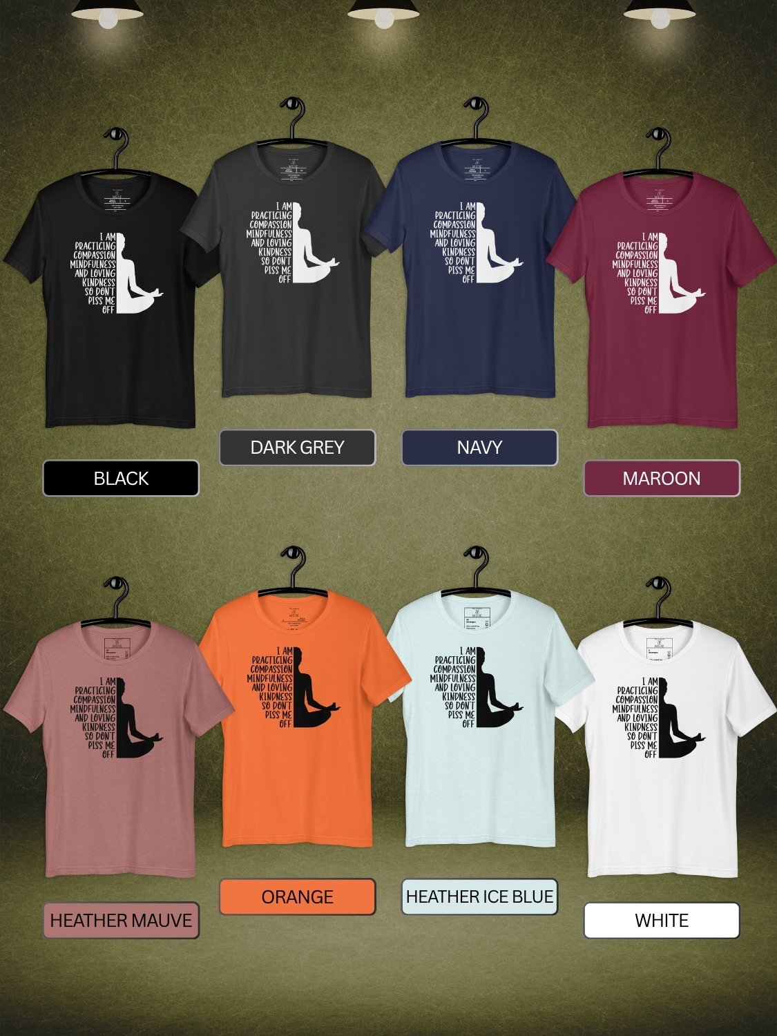I'm Practicing Compassion and Kindness Funny T-Shirt product image (2)
