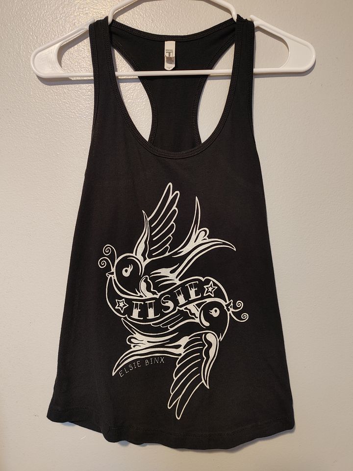 *Sm & Lg ONLY* Swallow Racerback Tank product image (1)