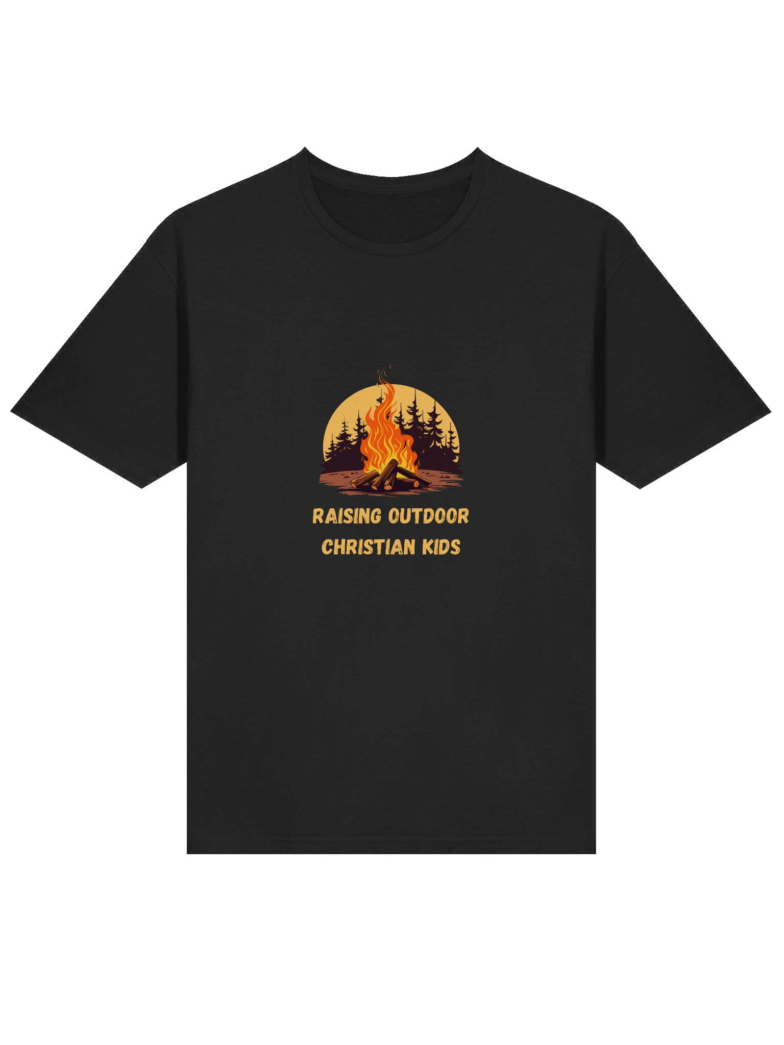 🔥 Raising Outdoor Christian Kids – Campfire Faith Unisex Tee product image (12)