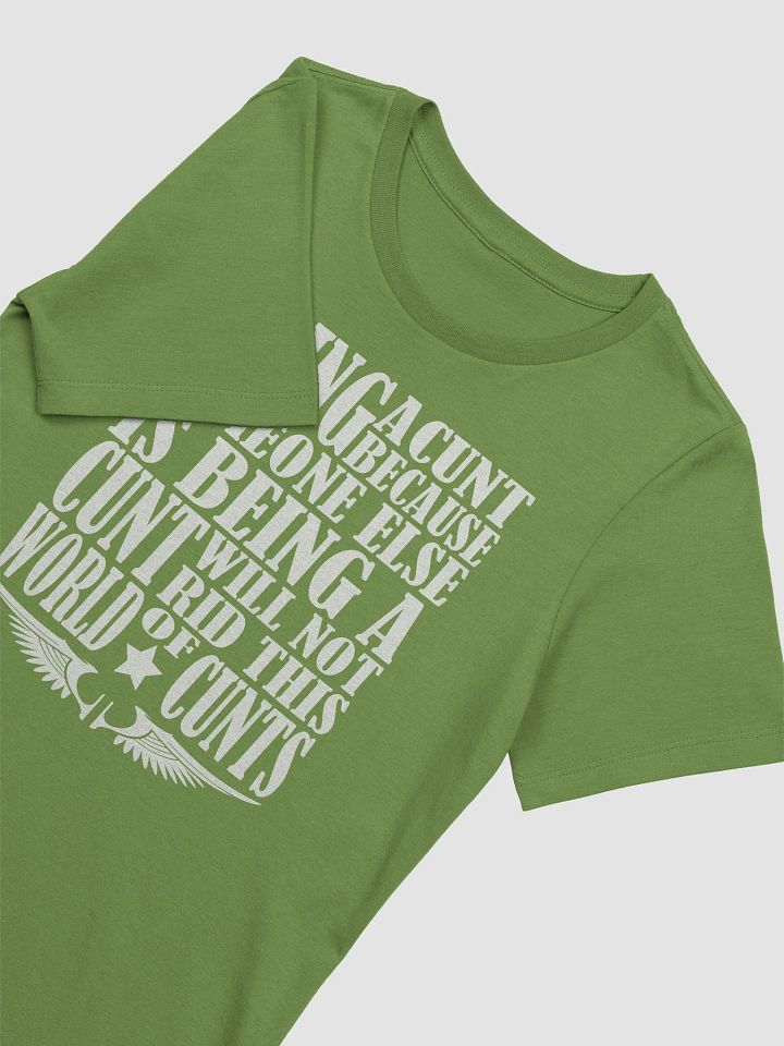 Stop Being A Cunt - White Lettering - Bella+Canvas Women's Supersoft Relaxed-fit T-Shirt product image (1)