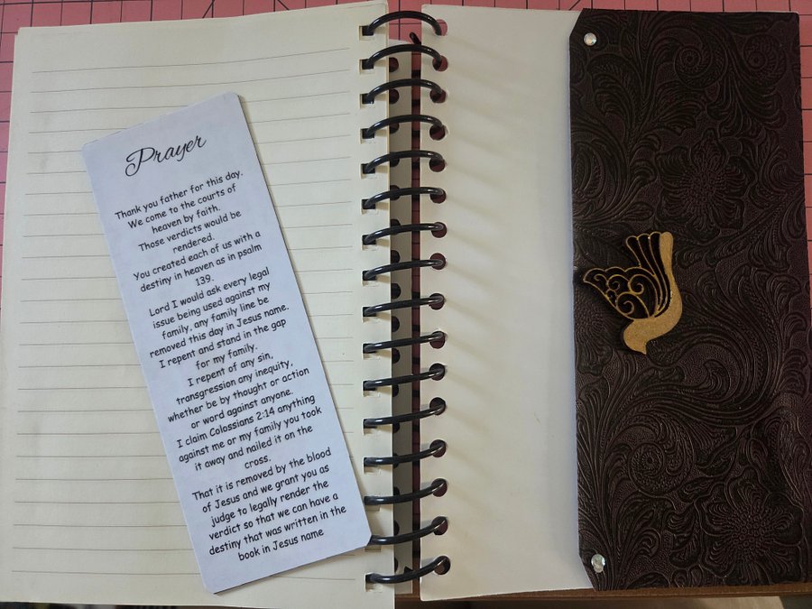 This is The Lord's Arrow of Victory Line Coiled Notebook product image (4)
