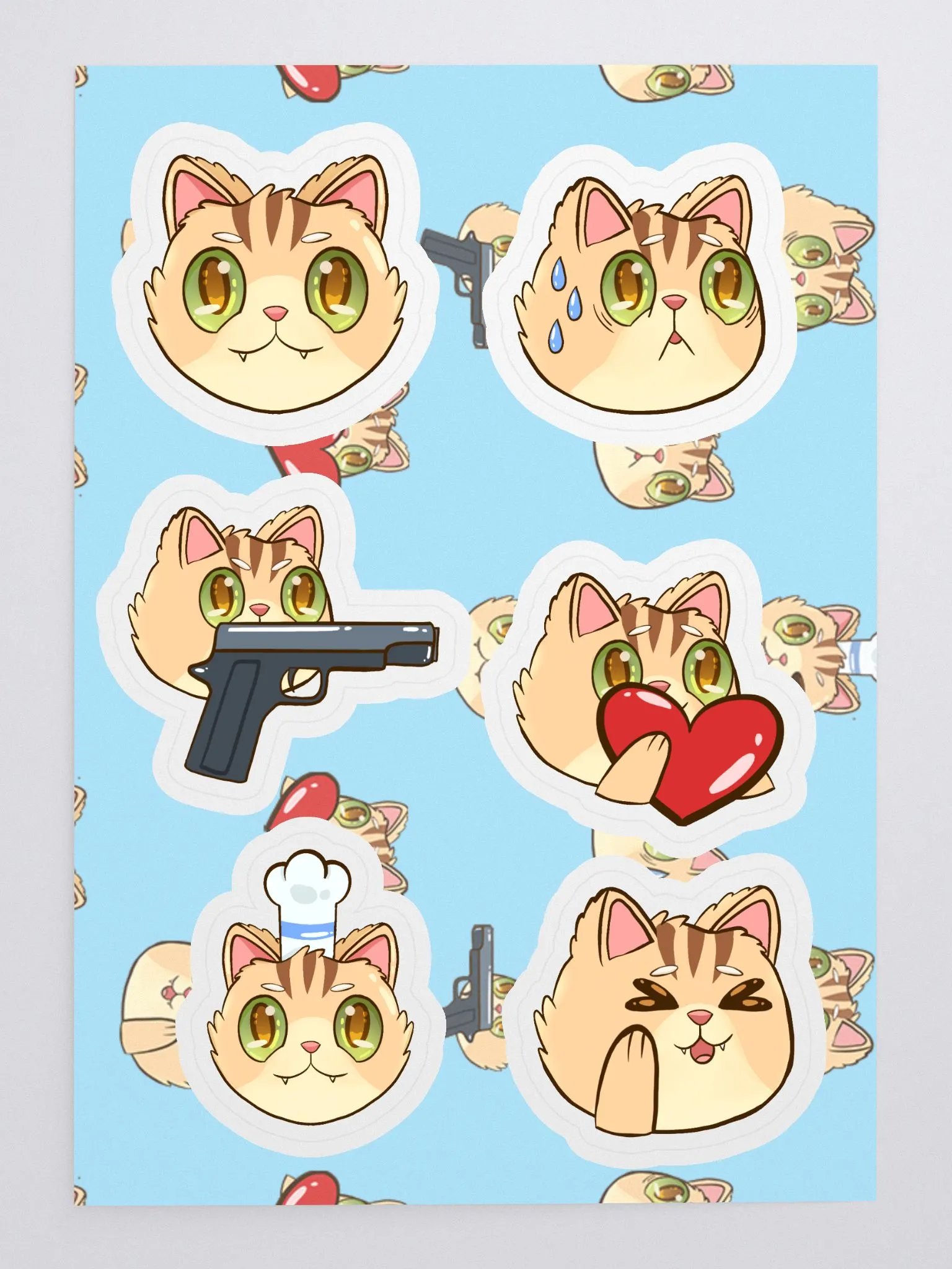 Hiccup Emote Sticker Sheet product image (3)