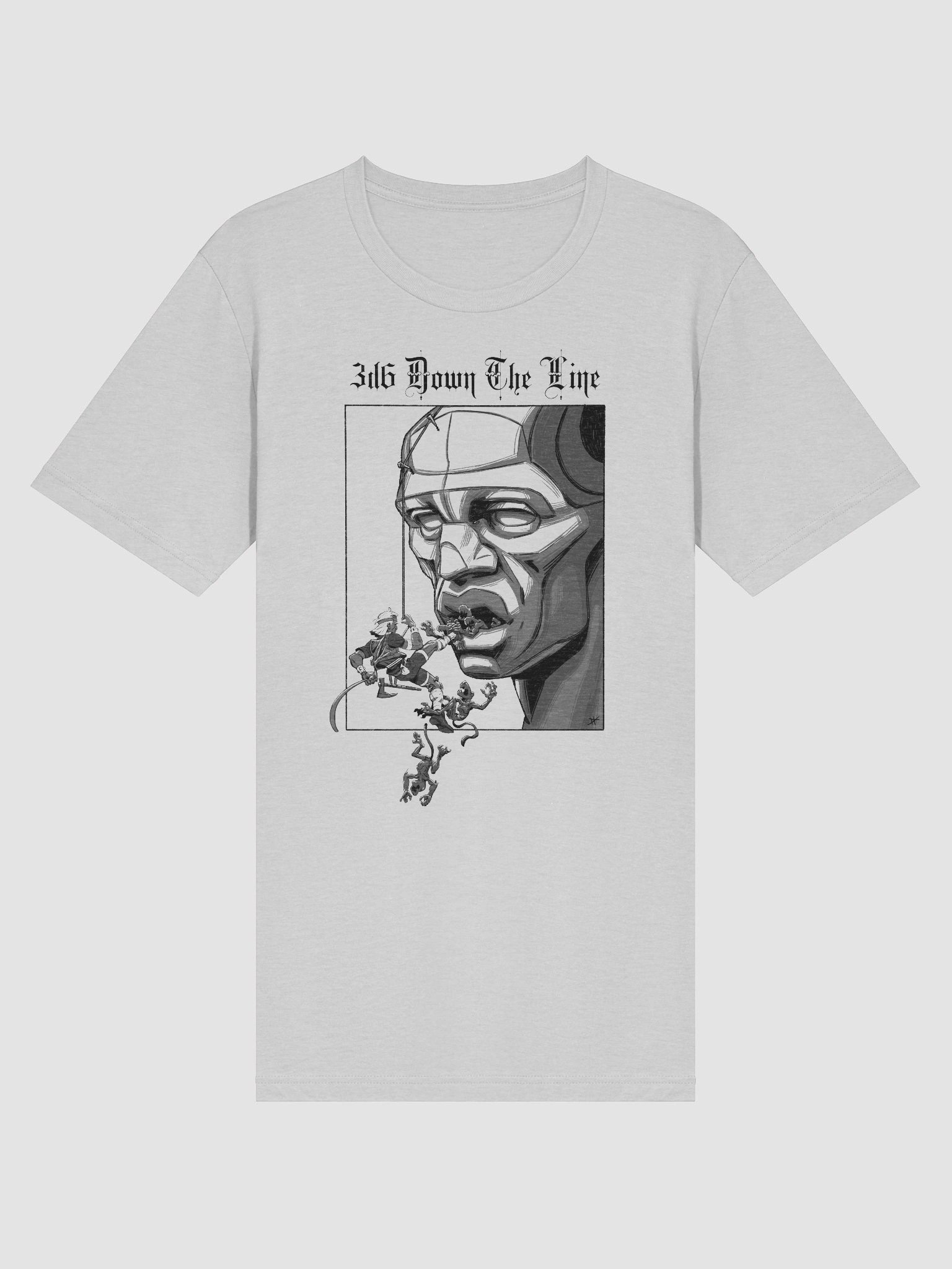 3d6 DTL Big Head on Light Triblend T-Shirt product image (3)