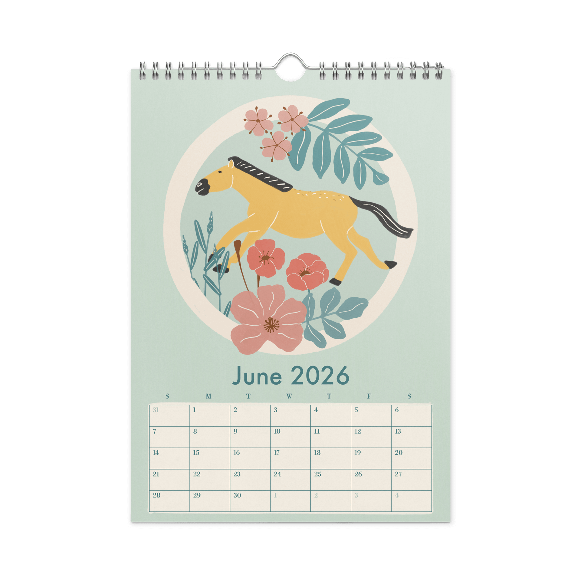 Swiss Wildlife 2026 Wall Calendar – Nature-Inspired Animal Art for Kids, Families & Nature Lovers product image (6)