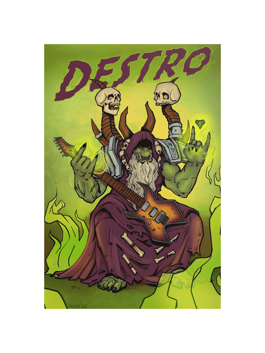 Orc Warlock Matte Poster product image (4)