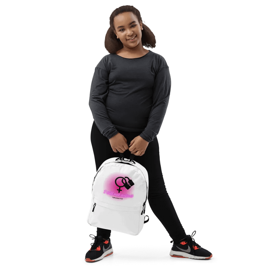 I Will Not Submit Backpack product image (7)