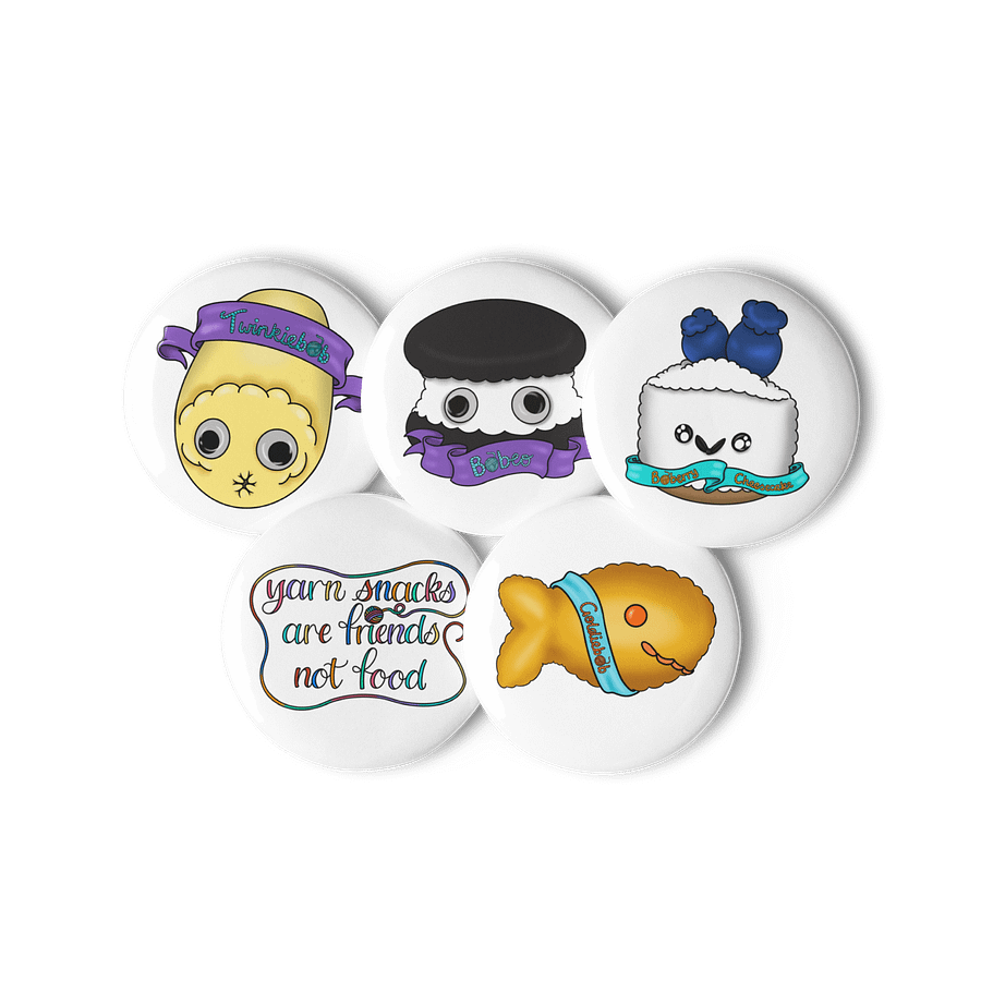 Yarn Snacks Button Pack 2 product image (3)