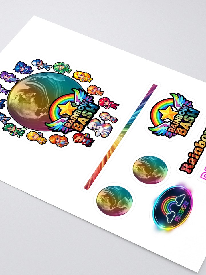 Rainbow Bash Stickers product image (2)