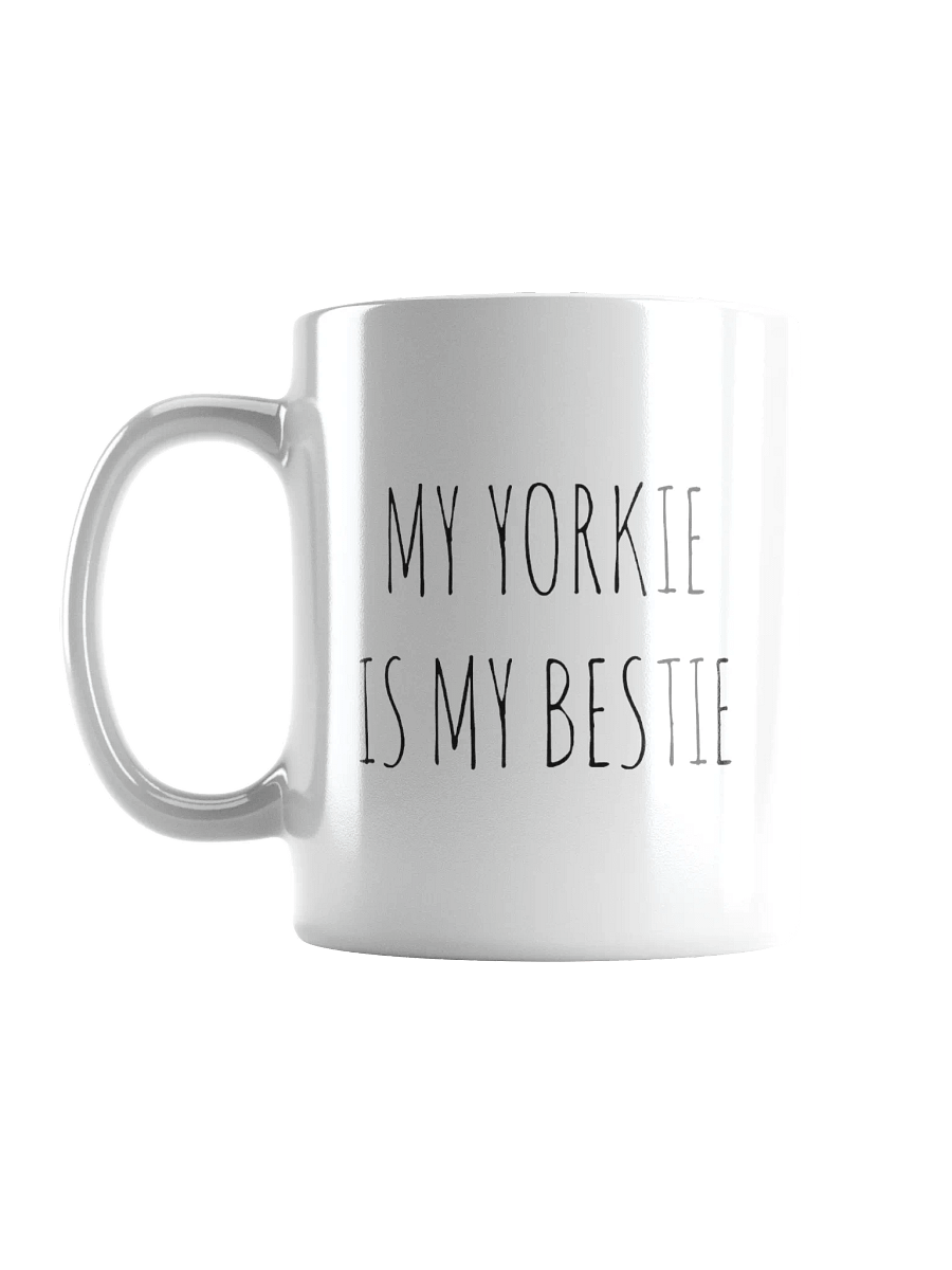 My Yorkie Is My Bestie Minimalist Rustic Chic Mug product image (4)