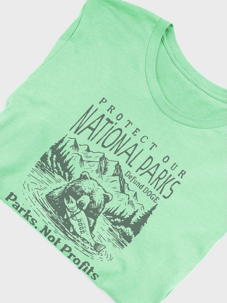 DEFUND DOGE! Protect our Parks Comfort Fitted T-Shirt Alt National Parks Wear Resistance Rangers product image (55)