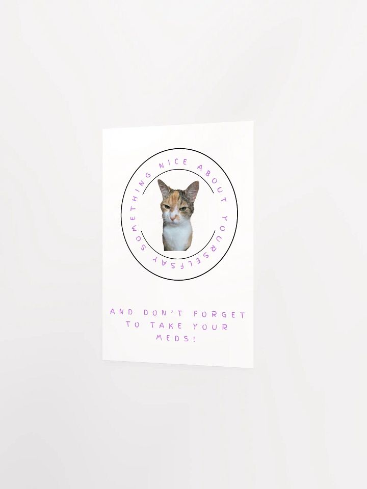 Sassy Cat Wisdom Poster product image (2)
