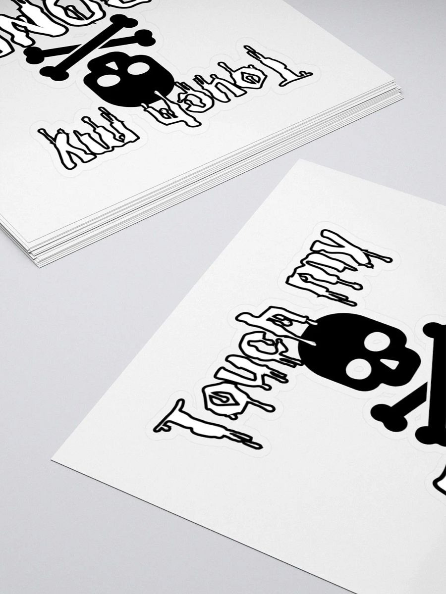 Touch My Bone, Sticker, Black product image (11)
