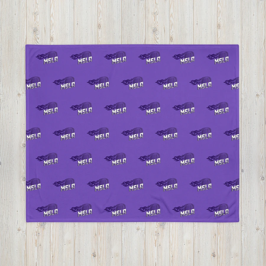 MSLA Purple Throw Blanket product image (5)