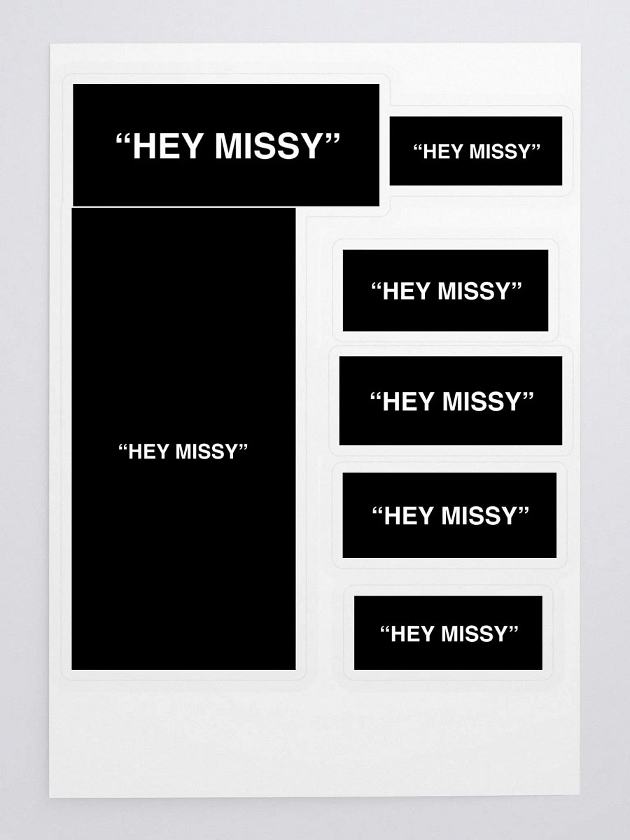 ''HEY MISSY' Sticker Pack product image (1)