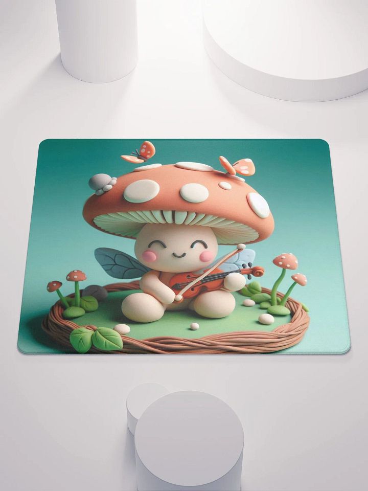 Whimsical Clay Creature Violin Mouse Pad product image (2)