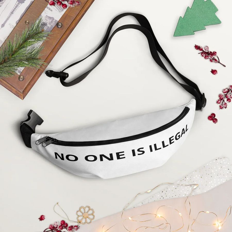 Pris - No one is illegal - fanny pack product image (10)