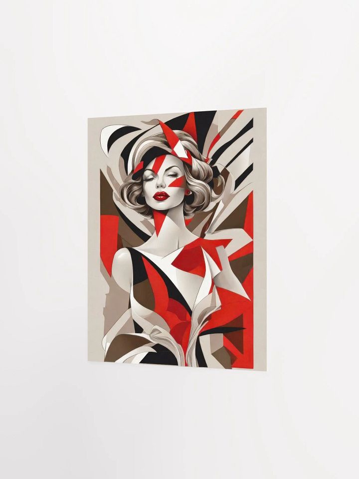 Red Woman - Poster - Small and Standard Sizes - 8x10-11x14-12x16-16x20 Inches product image (2)