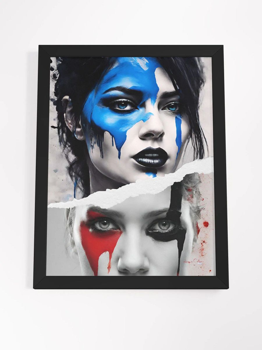 Living in Colors | Blue and beyond | Framed Collage Painting product image (5)