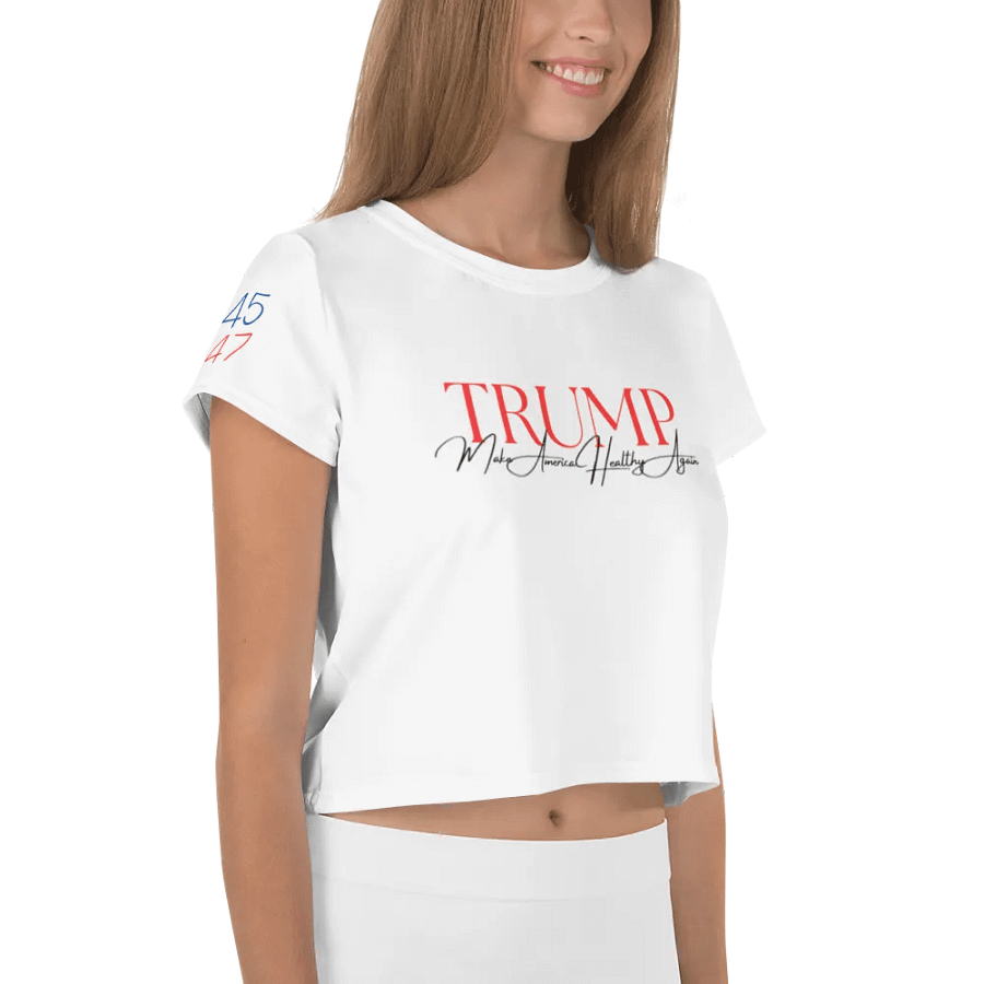 'TRUMP: Make America Healthy Again' Crop Tee product image (4)