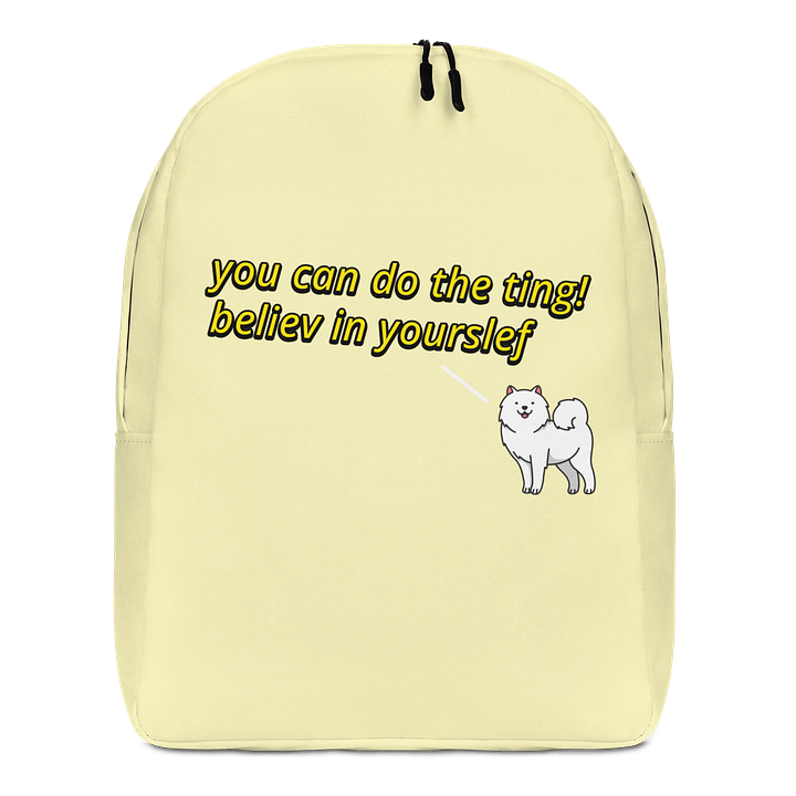 you can do the ting! believ in yourself backpack product image (1)