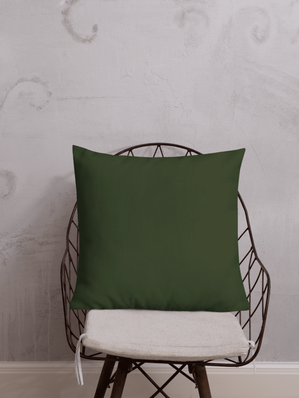 Green Holiday Snowflake Pillow product image (4)