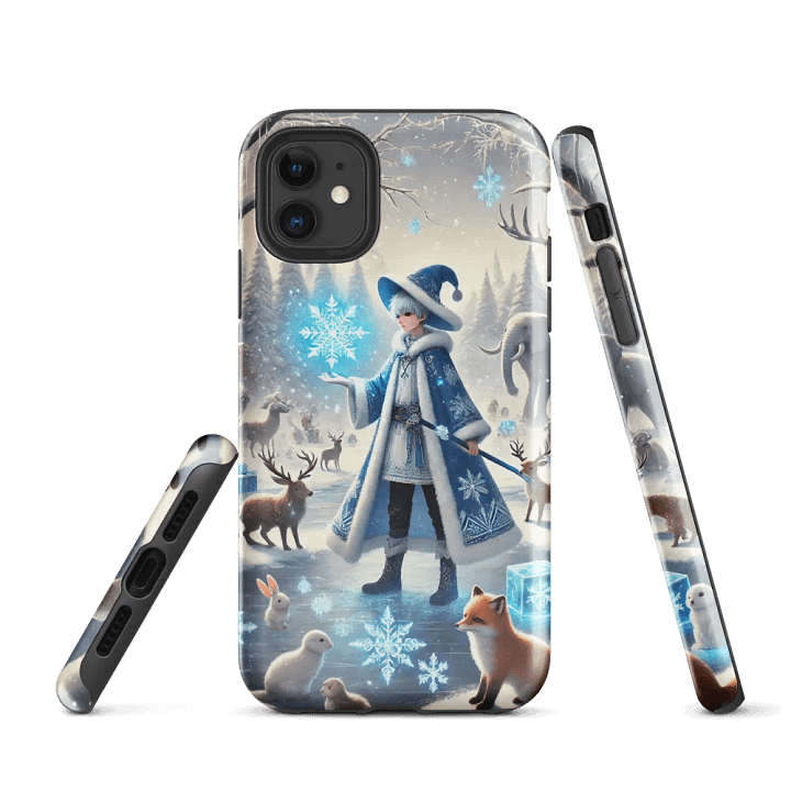 Winter Enchanter iPhone Tough Case – Frostbound Magic product image (1)