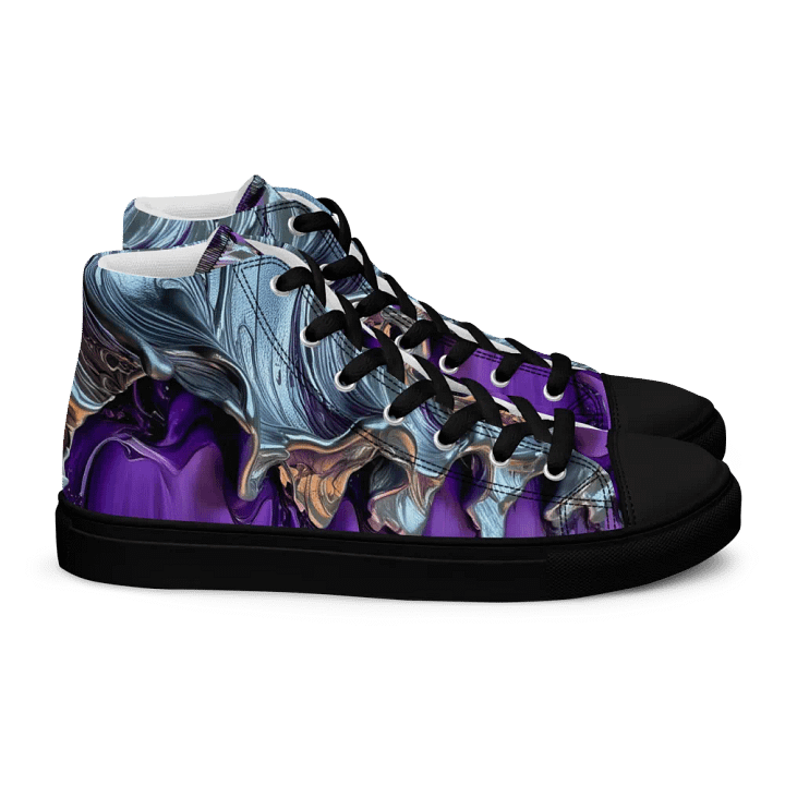 Women's Purple Metallic Fusion High Tops product image (2)