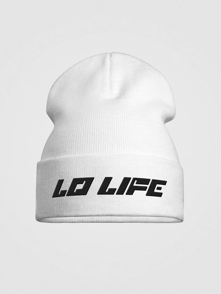 Lo Life Beanie (Black Logo) product image (1)
