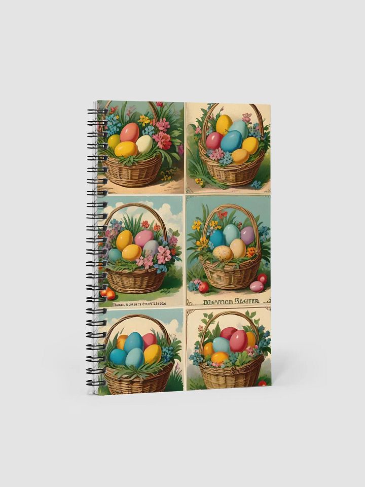 Whimsical Vintage Easter Baskets Notebook product image (1)