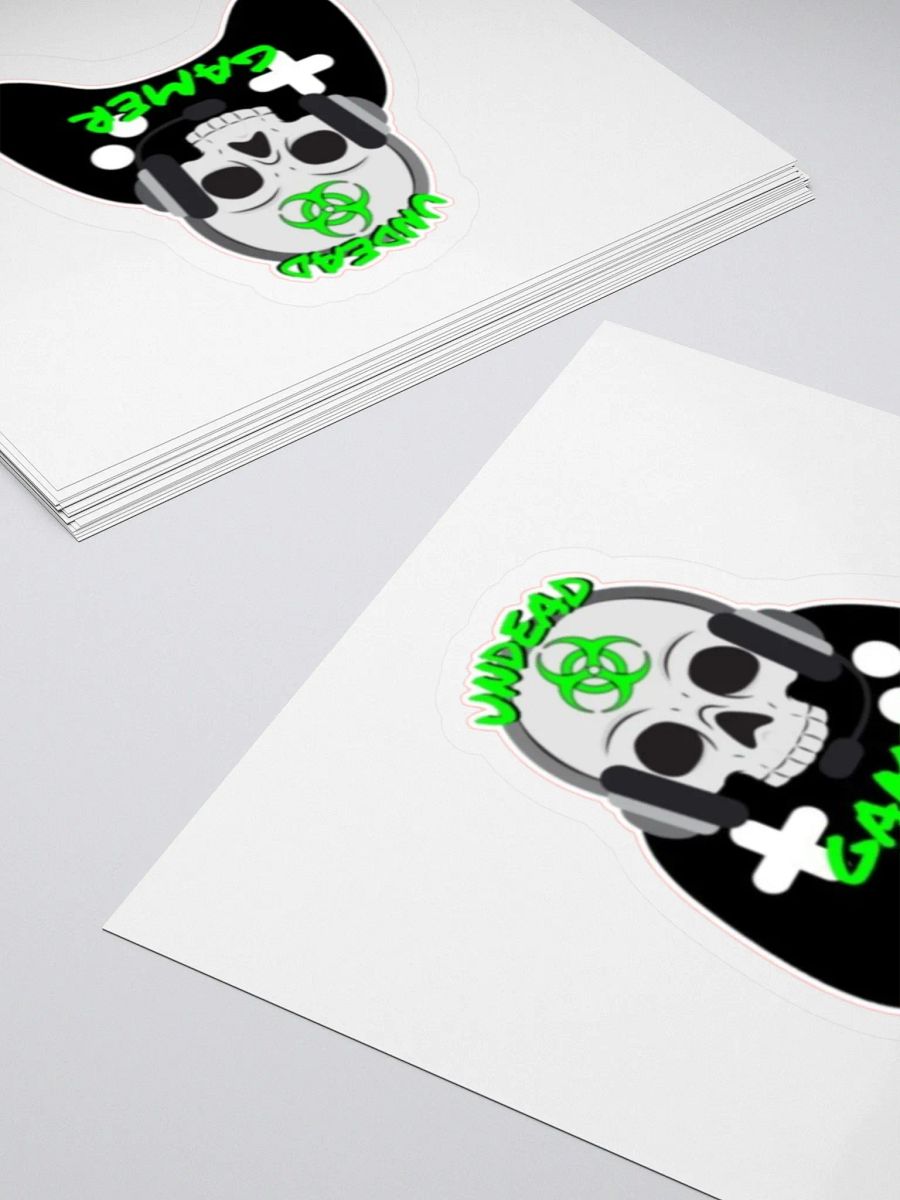 Undead Gamer Kiss Cut Stickers product image (4)