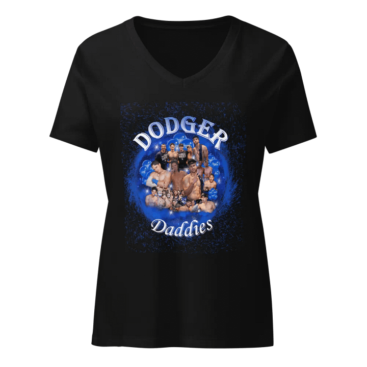 Dodger Daddies V Neck T-Shirt (Womens sizes) product image (1)
