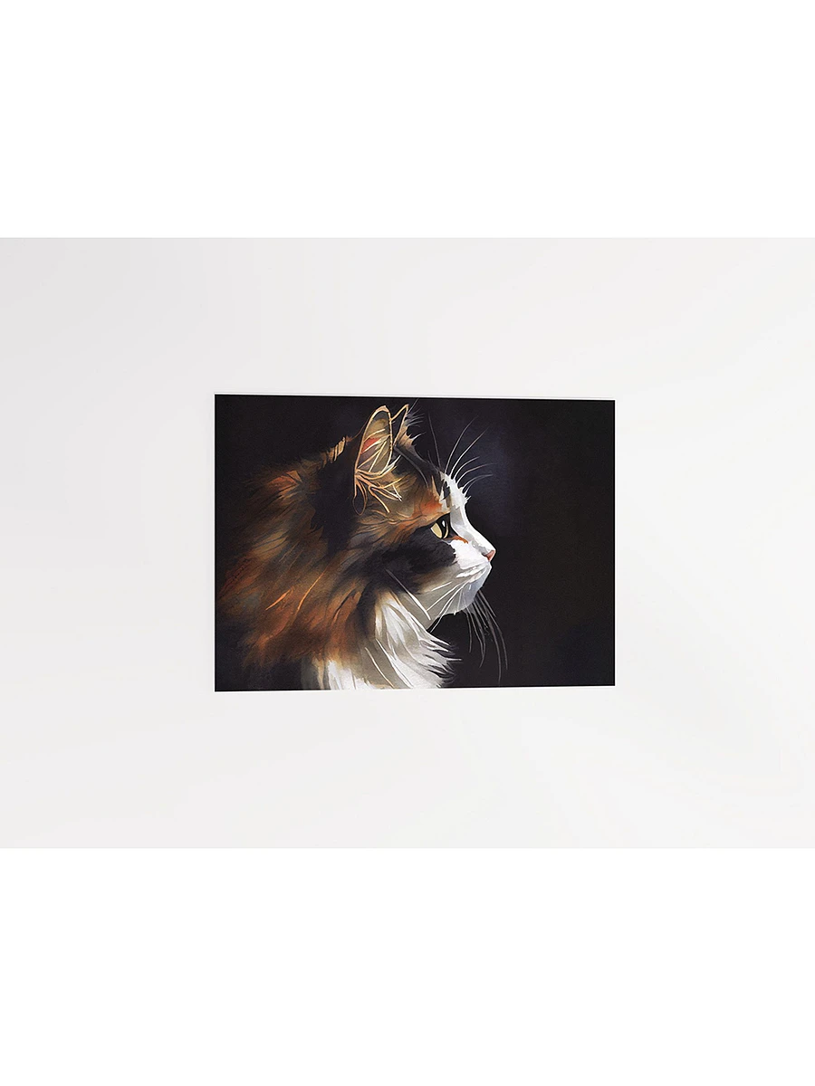 Sweet Kitty Profile - Calico Cat Matte Poster product image (2)