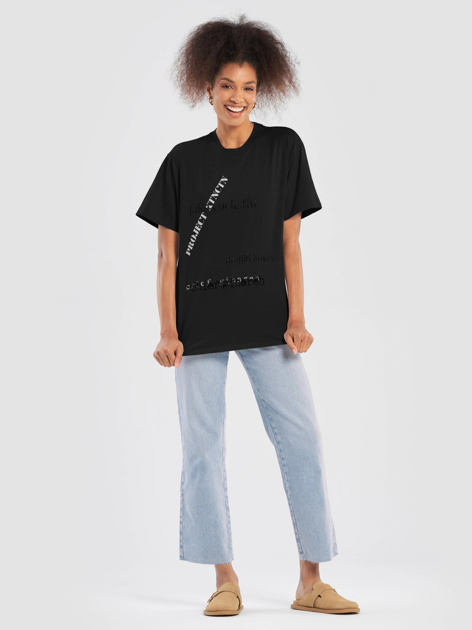 simple black project xtnctn chief gihareh graffiti jungel tee shirt product image (7)