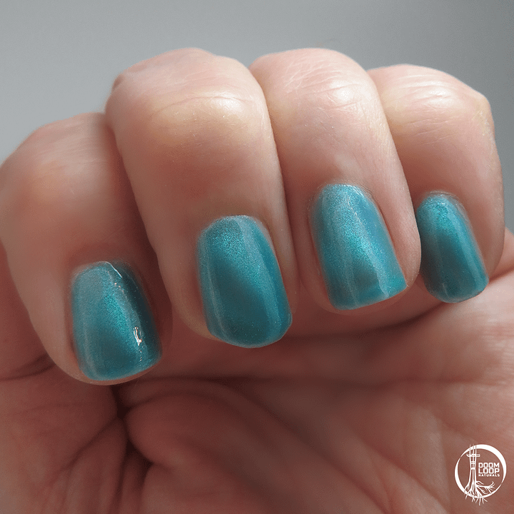 BROKEN BINARY - Neon Blue Jelly Magnetic Shimmer Polish product image (2)