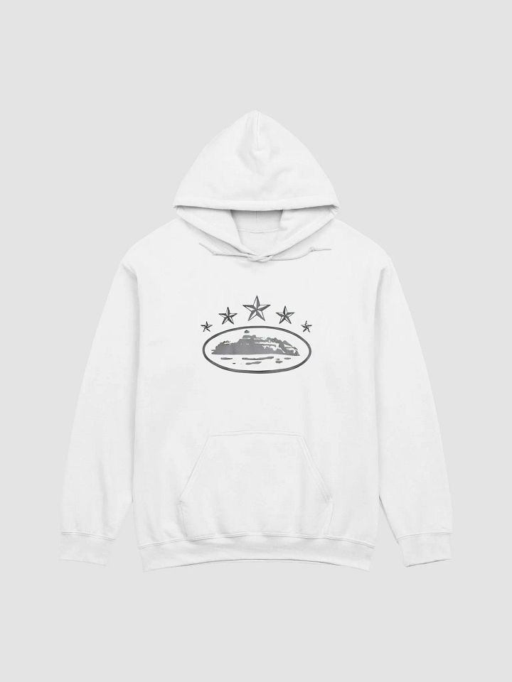 Corteiz 5 Starz Alcatraz Hoodie White product image (1)