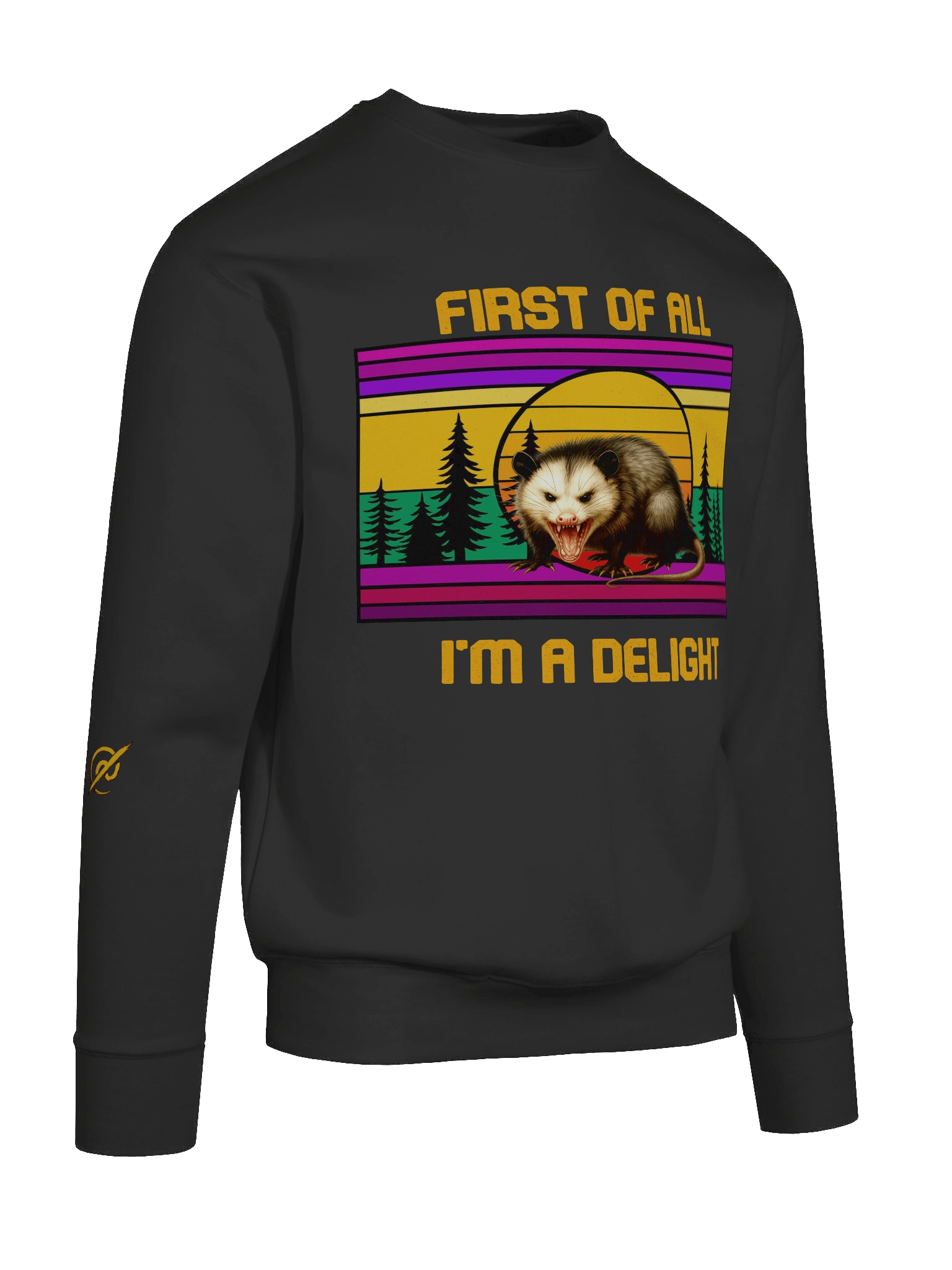 PASP Possum “I’m A Delight” Sweatshirt – Fall Edition product image (5)