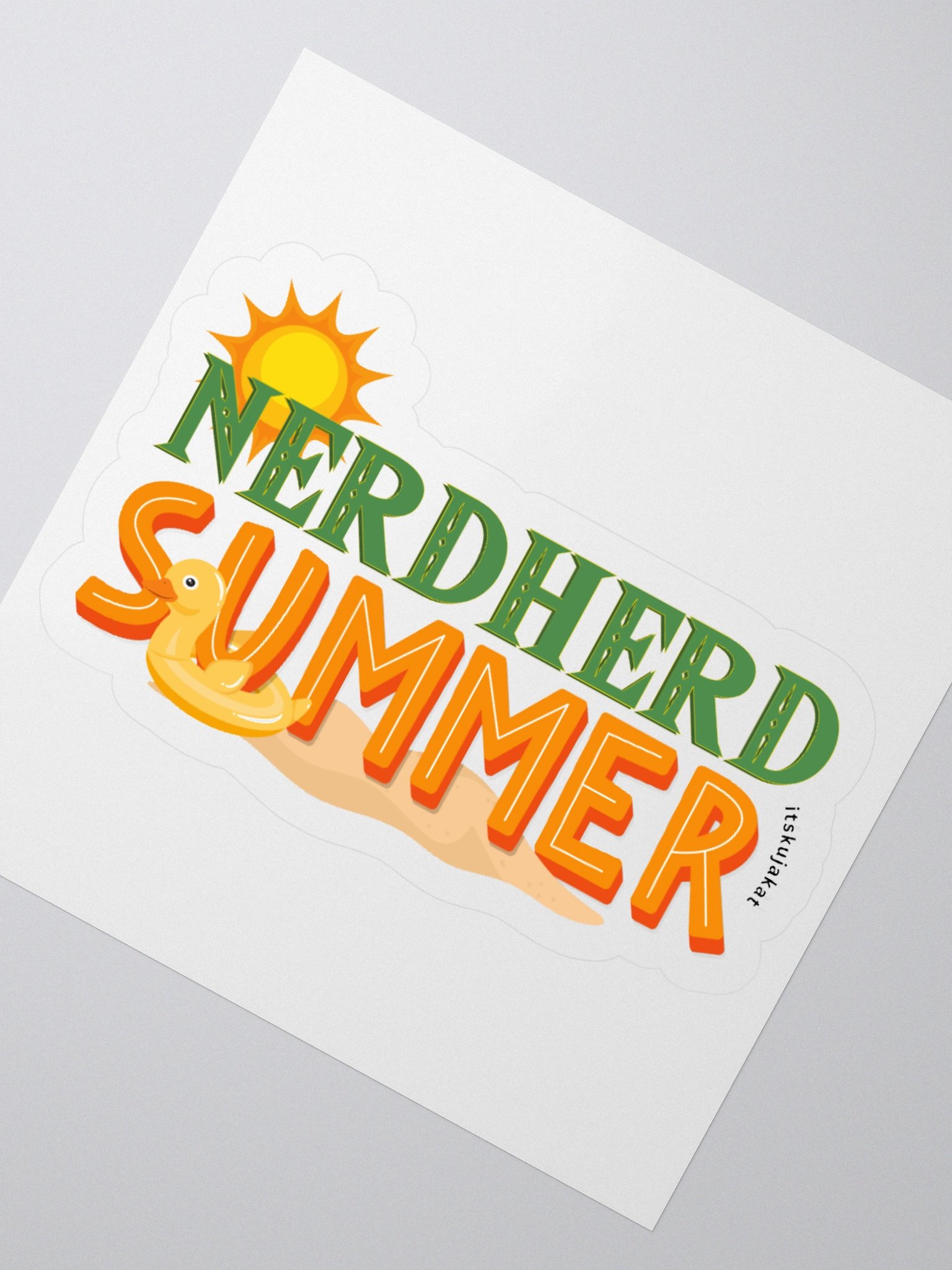Nerd Herd Summer Sticker product image (4)