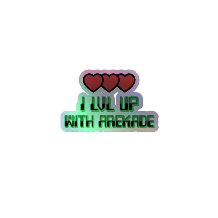 LVL UP Holographic Sticker product image (1)